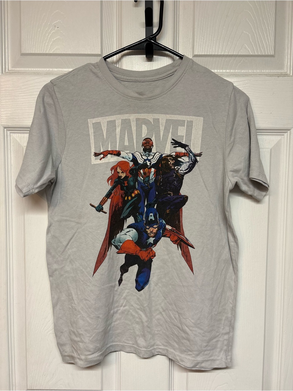 Marvel Men’s Graphic T‑Shirt in Light Gray